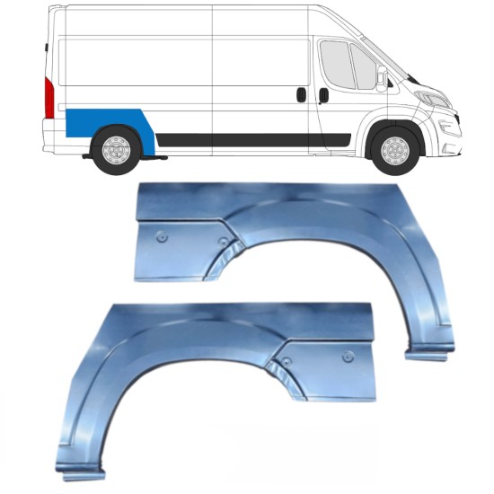 Reparatiepaneel achterspatbord voor Opel Movano 2021-2026 / Links + Rechts 16440