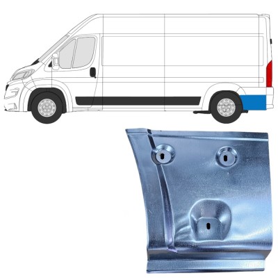 Reparatiepaneel achterspatbord voor Opel Movano 2021-2026 / Links 16501