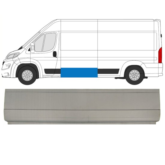 Reparatiepaneel zijpaneel voor Opel Movano 2021-2026 / Links 16431