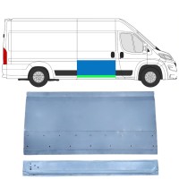 Binnen + buiten reparatiepaneel schuifdeur voor Opel Movano 2021-2026 / Rechts 16402