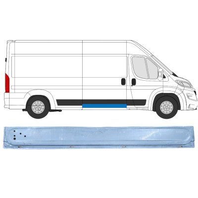 Schuifdeur reparatiepaneel binnen voor Opel Movano 2021-2026 / Rechts 16405
