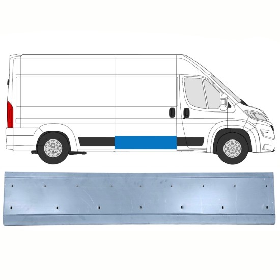 Interne reparatie achterste deuren voor Opel Movano 2021-2026 / Rechts 16461