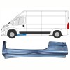 Reparatie dorpel voorste deuren