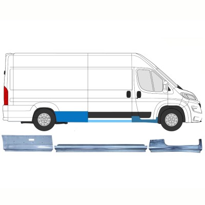 Reparatiepaneel set voor Opel Movano 2021-2026 / Rechts 16522