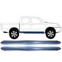 Reparatie dorpel voor Nissan Navara D22 1998-2005 / Links + Rechts / Set 16287