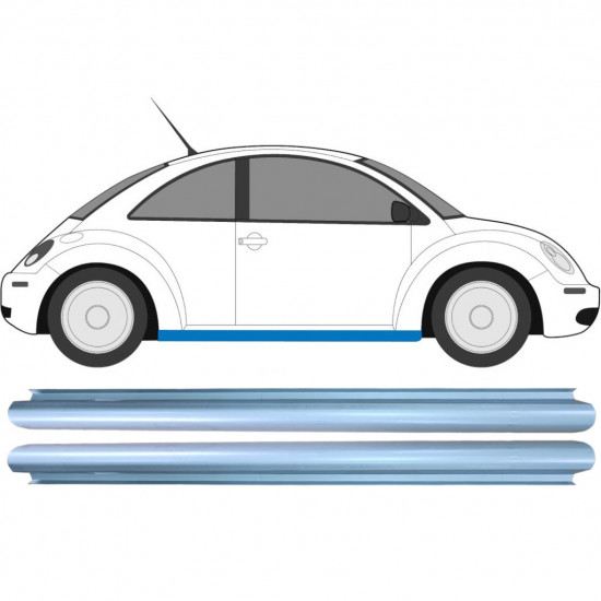 Reparatie dorpel voor Volkswagen New Beetle 1998-2005 / Links + Rechts / Set 9181