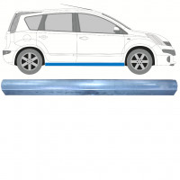 Reparatie dorpel voor Nissan Note 2006-2013 / Links = Rechts (symmetrisch) 11484