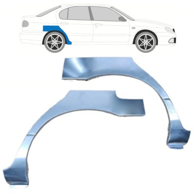 Reparatiepaneel achterspatbord voor Nissan Primera P11 1996-2001 / Links + Rechts / Set 10632