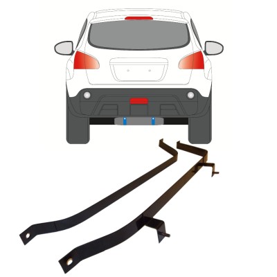 Brandstoftank klemmen voor Nissan Qashqai 2007-2013 16014