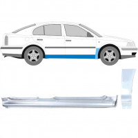 Reparatiepaneel dorpel + voorste spatbord voor Skoda Octavia 1996-2010 / Rechts 11173