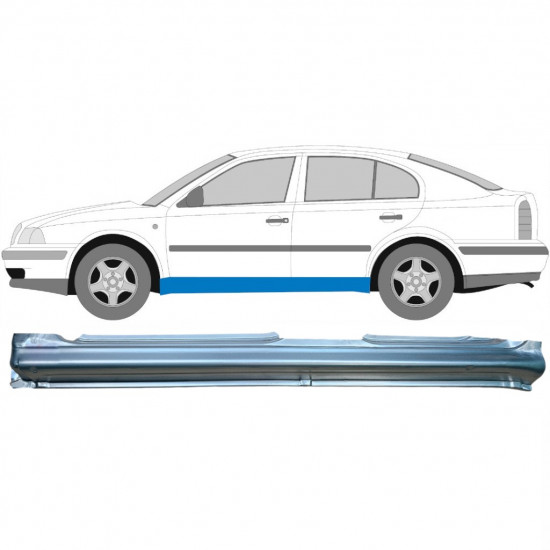 SKODA OCTAVIA 1996-2010 VOL DORPEL REPARATIEPANEEL / LINKS