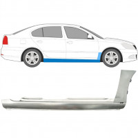 Reparatiepaneel dorpel + voorste spatbord voor Skoda Octavia 2004-2013 / Rechts 11176