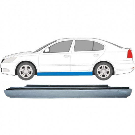 Reparatie dorpel voor Skoda Octavia 2004-2013 / Links 7376