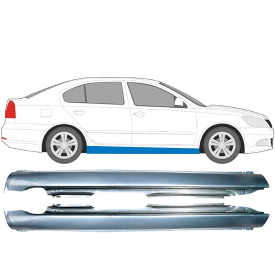 Volledige dorpel voor Skoda Octavia 2004-2013 / Links + Rechts / Set 9460