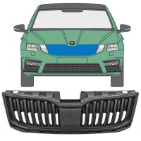 Zwarte grill voor Skoda Octavia III 2017-2020 / Set 7549