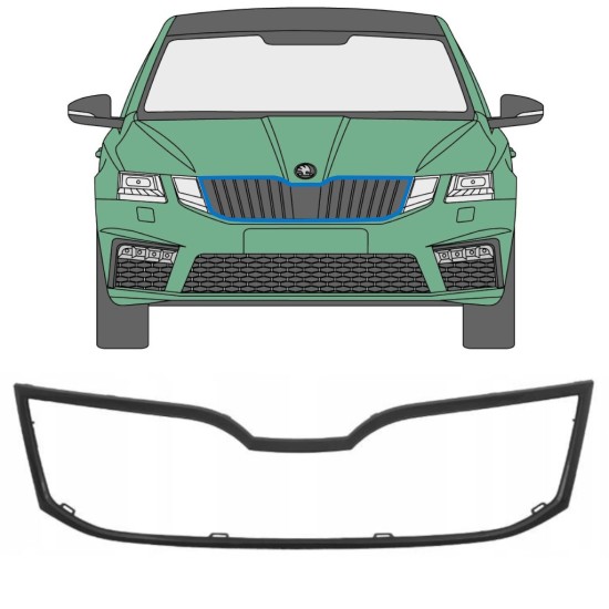 Frame van de grille