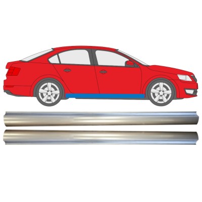 Reparatie dorpel onderste deel voor Skoda Octavia III 2013-2020 / Links + Rechts / Set 14827