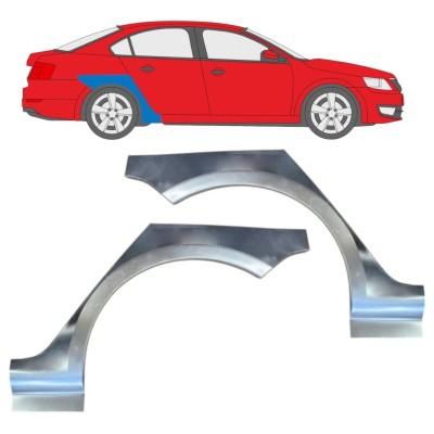 Reparatiepaneel achterspatbord voor Skoda Octavia III 2013-2020 / Links + Rechts / Set 15864