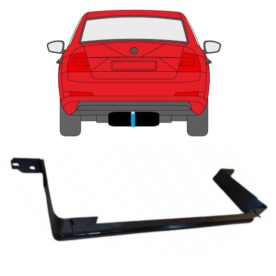 Brandstoftank klemmen voor Skoda Octavia III 2013-2020 14957