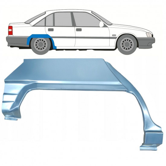 ACHTERSTE WIELKAST REPARATIE PANEEL / RECHTS