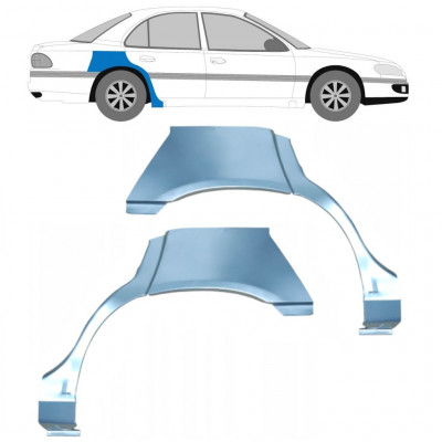 Reparatiepaneel achterspatbord voor Opel Omega 1996-2003 / Links + Rechts / Set 9274