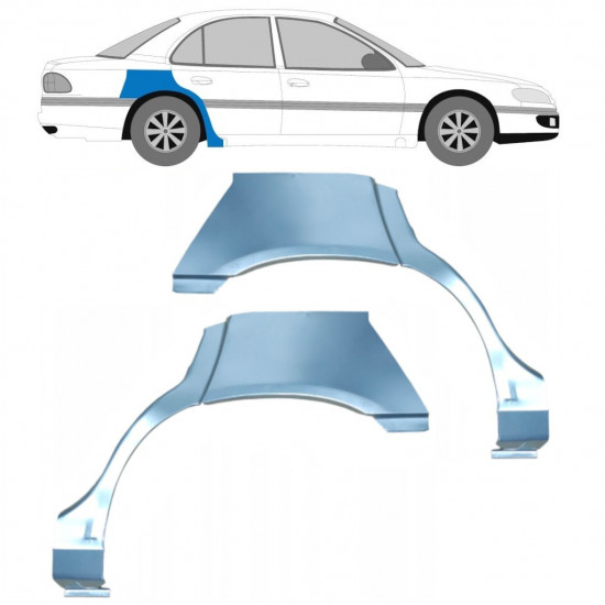 OPEL OMEGA 1996-2003 WIELKAST REPARATIE PANEEL / SET