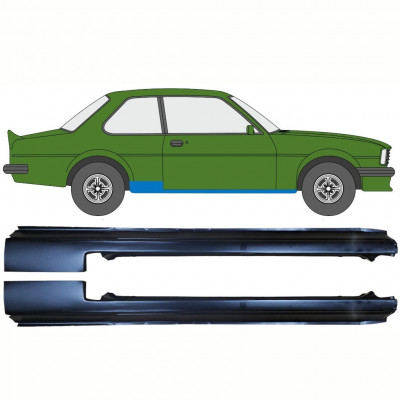 Reparatie dorpel voor Opel Ascona B 1975-1981 / Set 11074