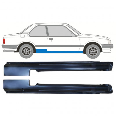 Reparatie dorpel voor Opel Ascona / Vauxhall Cavalier 1981-1988 / Links + Rechts / Set 10981