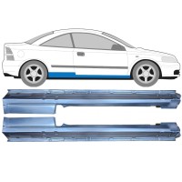 Volledige dorpel voor Opel Astra G 1998-2009 / Links + Rechts / COUPE 15964
