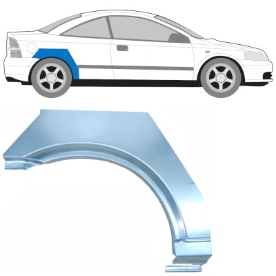 Reparatiepaneel achterspatbord voor Opel Astra G 1998-2009 / Rechts / COUPE 15959