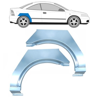 Reparatiepaneel achterspatbord voor Opel Astra G 1998-2009 / Links + Rechts / COUPE 15961
