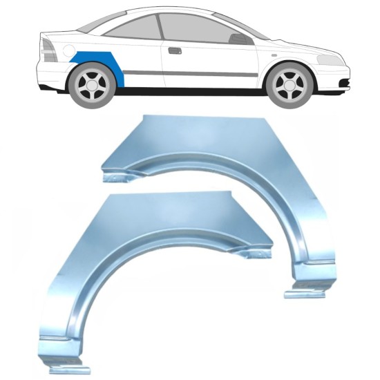 Reparatiepaneel achterspatbord voor Opel Astra G 1998-2009 / Links + Rechts / COUPE 15961