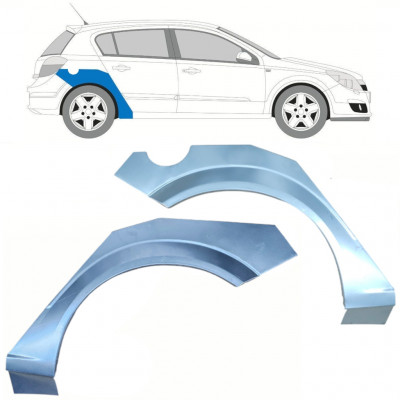 Reparatiepaneel achterspatbord voor Opel Astra 2003-2014 / Links + Rechts / Set 10661