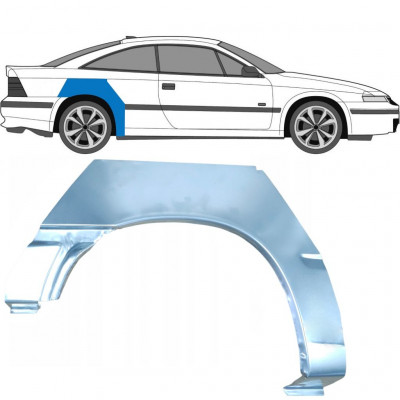 Reparatiepaneel achterspatbord voor Opel Calibra 1990-1997 / Rechts 6358