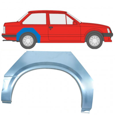 OPEL CORSA A 1982-1993 2 DEUR WIELKAST REPARATIE PANEEL / RECHTS