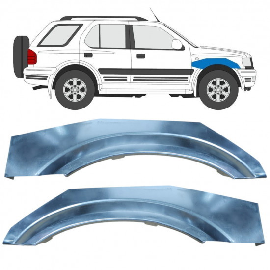 OPEL FRONTERA B 1999-2002 REPARATIEPANEEL VOORVLEUGEL / SET