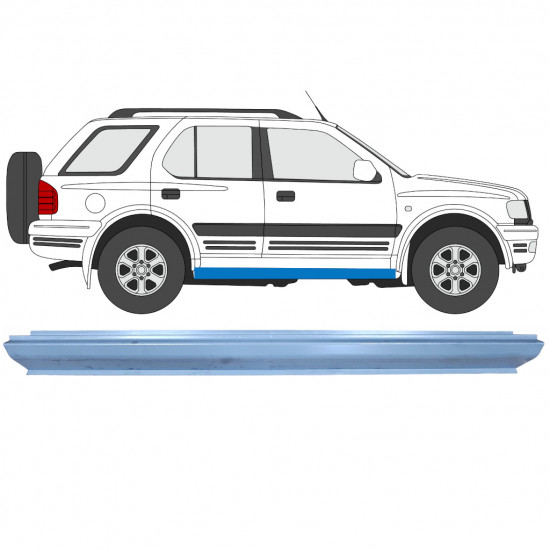 OPEL FRONTERA 1998-2002 DORPEL REPARATIEPANEEL / RECHTS = LINKS