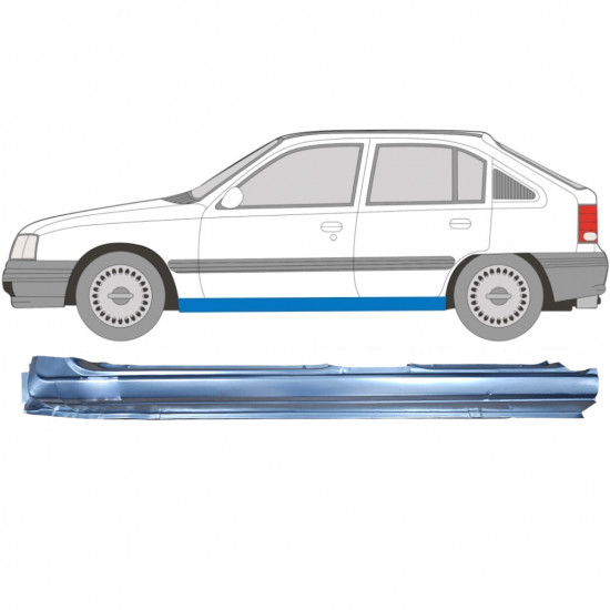 OPEL KADETT 1984-1993 5 DEUR DORPEL REPARATIEPANEEL / LINKS