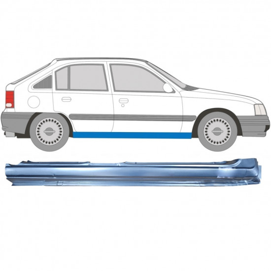 OPEL KADETT 1984-1993 5 DEUR DORPEL REPARATIEPANEEL / RECHTS