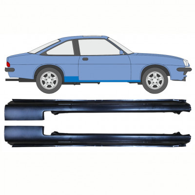 Reparatie dorpel voor Opel Manta B 1975-1988 / Set 11080