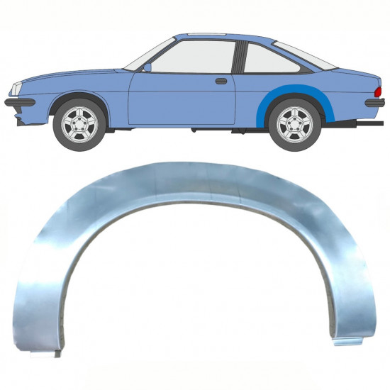 Reparatiepaneel achterspatbord voor Opel Manta B 1975-1988 / Links 8791