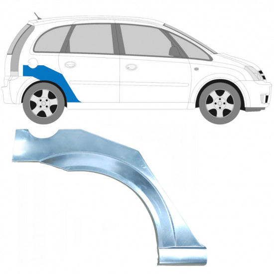 Reparatiepaneel achterspatbord voor Opel Meriva 2003-2010 / Rechts 5829