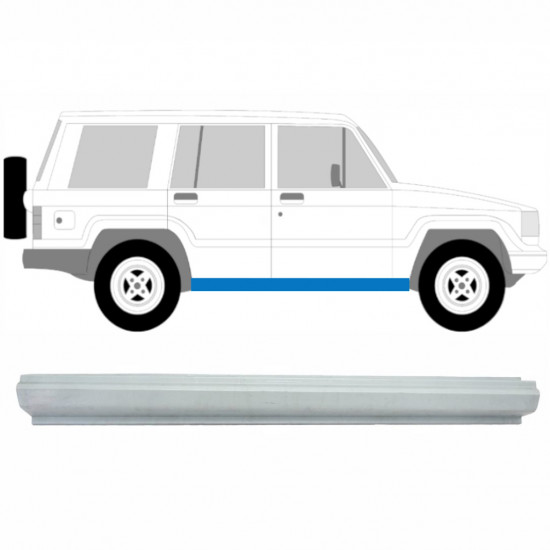 Reparatie dorpel voor Opel Monterey 1991-1999 / Links = Rechts (symmetrisch) 8835