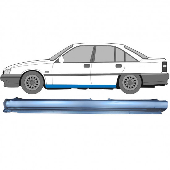 OPEL OMEGA A 1986-1993 DORPEL REPARATIEPANEEL / LINKS