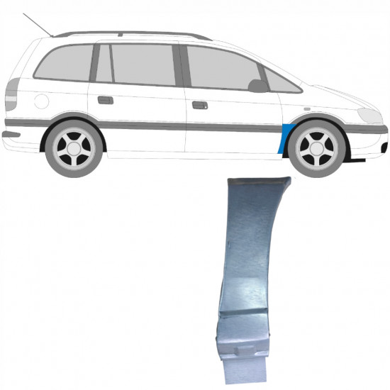 OPEL ZAFIRA 1999-2005 VOORSPATBORD REPARATIEPANEEL / RECHTS