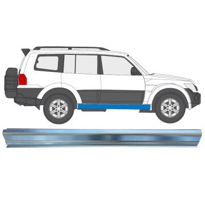 Reparatie dorpel voor Mitsubishi Pajero 2006-2021 / Rechts 16349