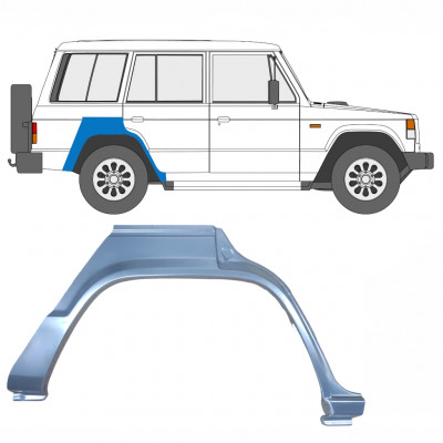 Reparatiepaneel achterspatbord voor Mitsubishi Pajero 1982-1992 / Rechts 8893