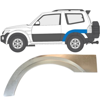Reparatiepaneel achterspatbord voor Mitsubishi Pajero 2006-2021 / Links 14838