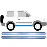 Reparatie dorpel voor Mitsubishi Pajero 1991-2001 / Links = Rechts (symmetrisch) / Set 10106