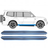 Reparatie dorpel voor Mitsubishi Pajero 1999-2006 / Set 11362